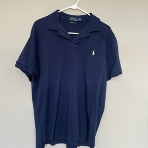 Polo by Ralph Lauren Men's Navy Blue Shirt